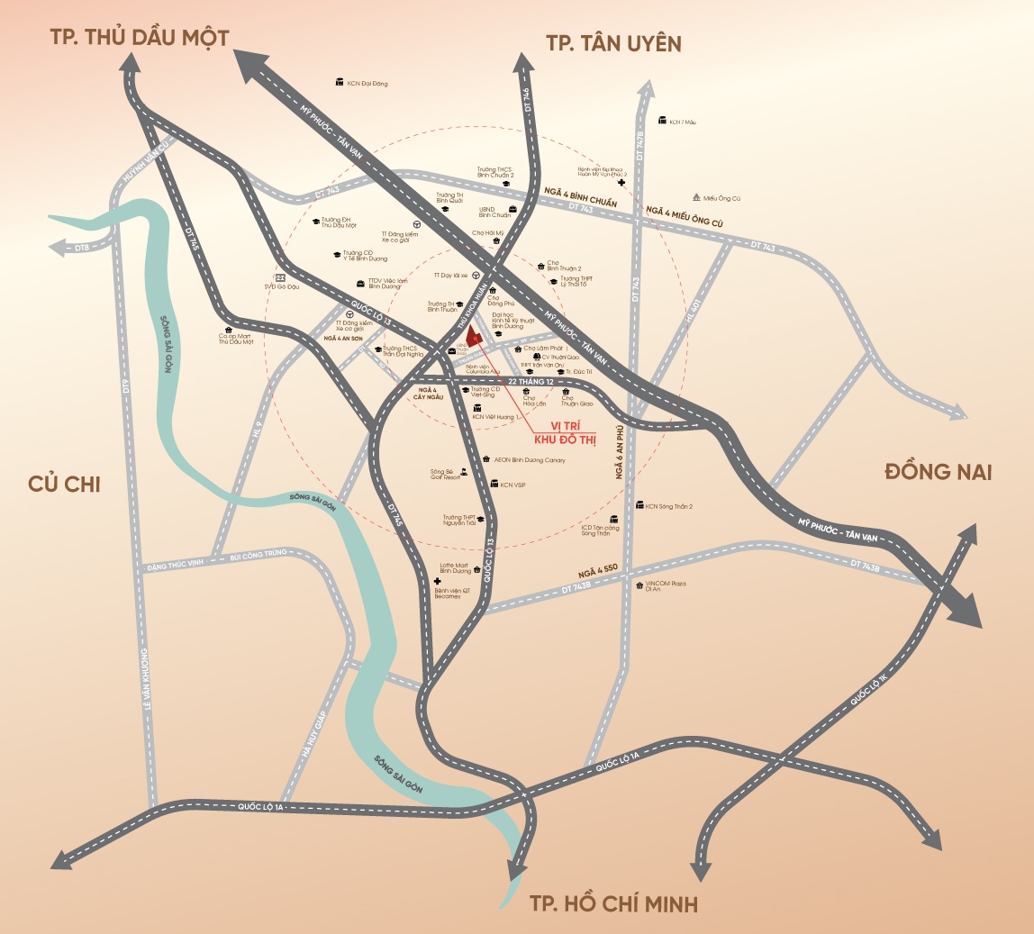 Vị trí Khải Hoàn Crown